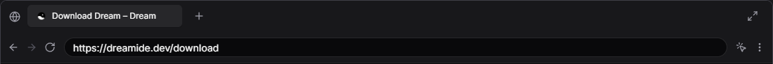 Browser toolbar with the element-selection icon immediately to the right of the address bar.